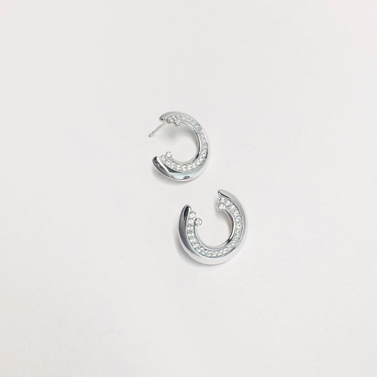 Lingzhi Silver Earrings