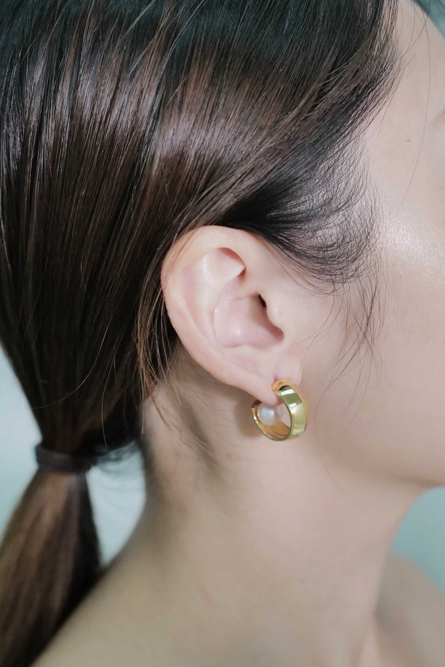 The Lune Gold Vermeil Earrings