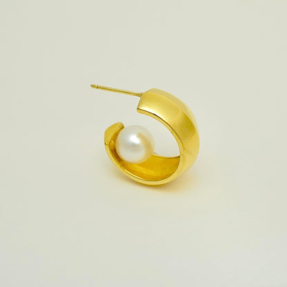 The Lune Gold Vermeil Earrings