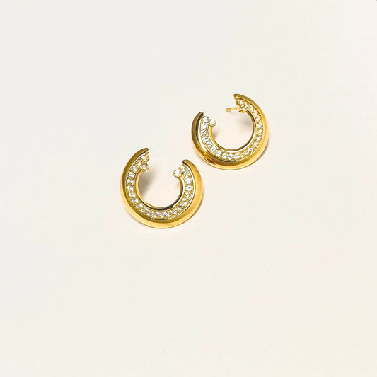 Lingzhi  Gold Vermeil Earrings