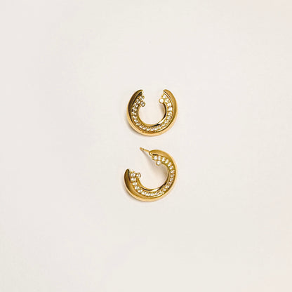 Lingzhi  Gold Vermeil Earrings