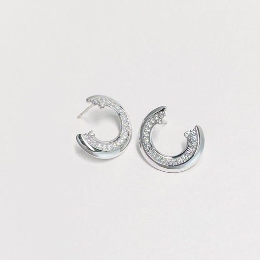 Lingzhi  Silver Earrings